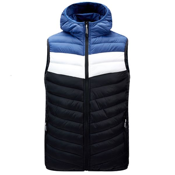 

men's vests patchwork sleeveless jacket fashion for 2021 waistcoat casual spring autumn outdoors nwd9, Black;white
