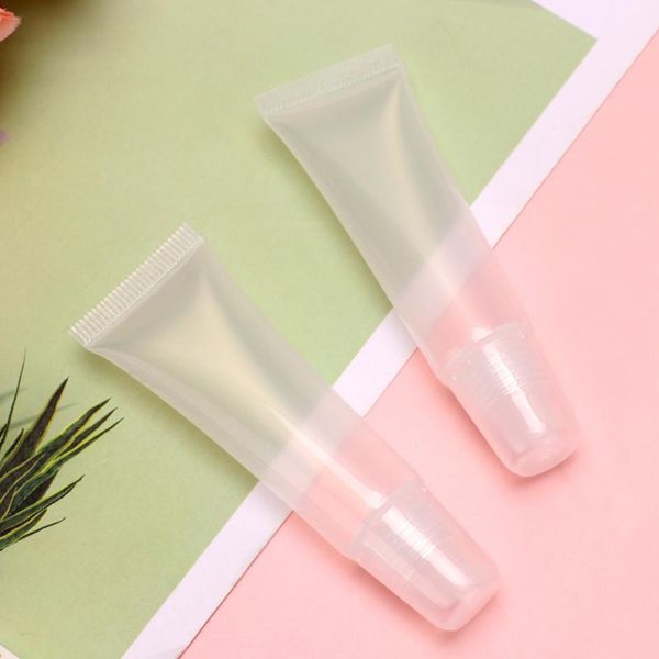 

storage bottles & jars 50pcs 10ml empty subpackage lip cream tubes gloss refillable