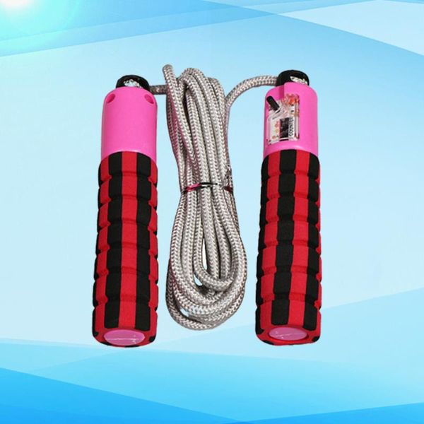 

jump ropes 1pc automatic counting rope skipping fitness workout sports accessories for gym training game (random color)