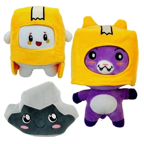 

new lankybox transformed into cat villain pillow carton headcover plush toy doll