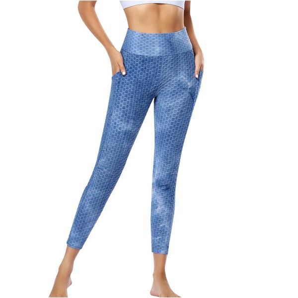 

yoga outfit women anti-cellulite pants white sport leggings push up tights gym exercise high waist pockets fitness running trousers