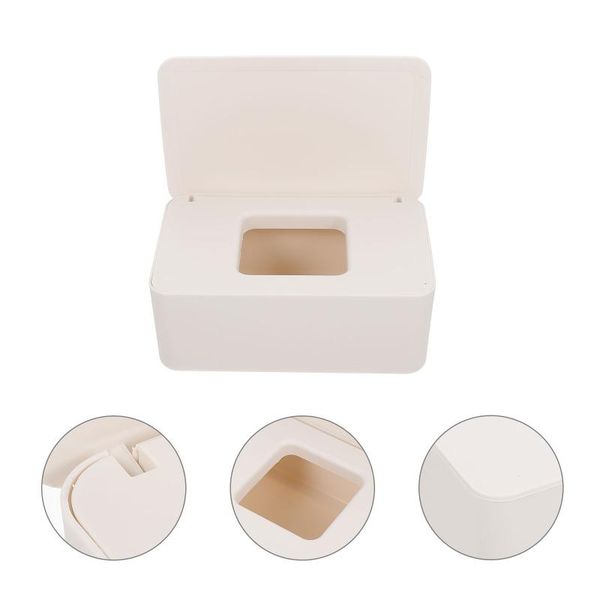 

tissue boxes & napkins 1pc household box wet wipes practical storage holder with lid
