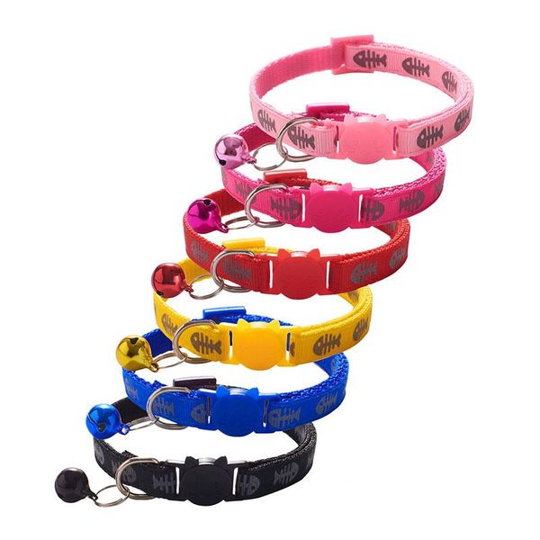 

cat collars & leads 2021 cute pet collar fashion printing dog neck strap comfortable adjustable supplies