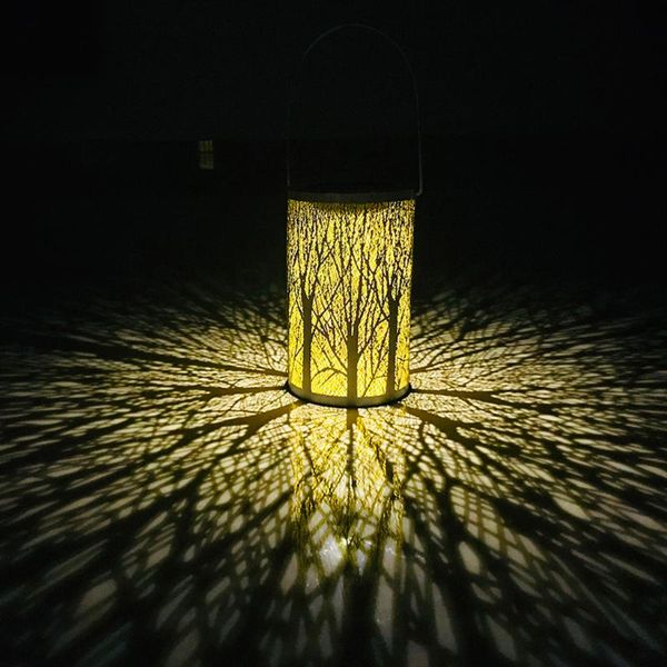 

solar garden decoration outdoor waterproof metal lawn light ornament