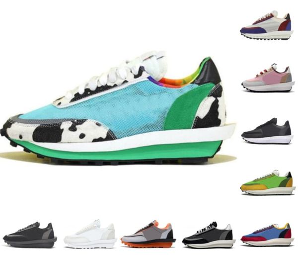 

2021 varsity blue ldv waffle daybreak mens sports shoes summit white black nylon wolf grey platform women men trainers sneakers chaussures, White;red