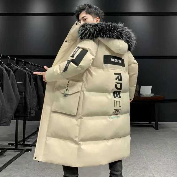 

men's winter pants, warm coat, windbreaker, leisure, cushion, cotton, large pocket, new 2021 series, Black