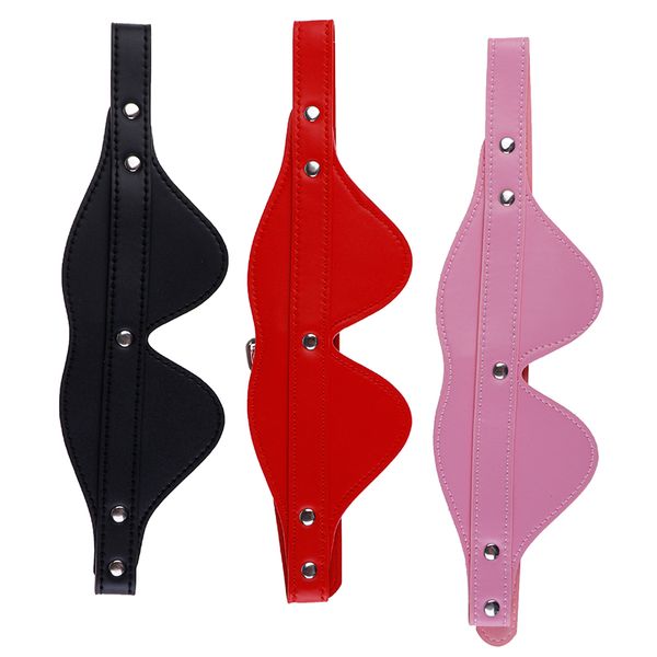 

1pcs pu leather eye mask sleeping masquerade cat eye party club coslay mysterious