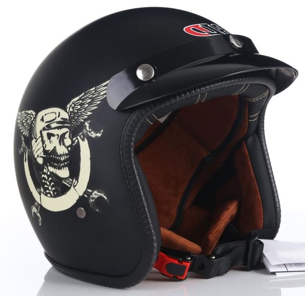 

motorcycle helmets 2021 dot approved vintage helmet retro scooter jet open face casco motorbike bicycle riding capacete