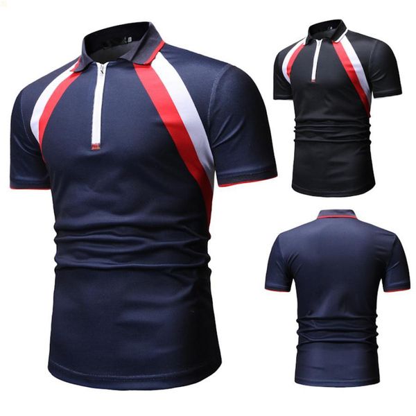 

2021 t-shirt fitness shirt new t shirt summer mens polo shirt hip hop mens t shirts black designers polo white crop classic zw244, White;black