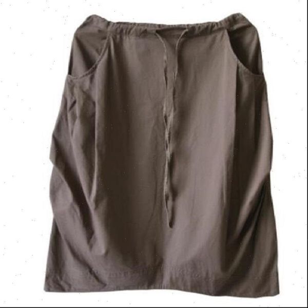 

spring summer casual large size women skirts long cotton bud ly338, Black