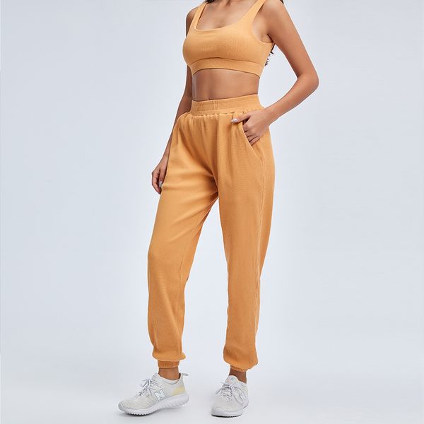 

sports suits fitness yoga set workout clothes for women padded sports bra gym pants with pockets yoga sets women gym clothes, White;red