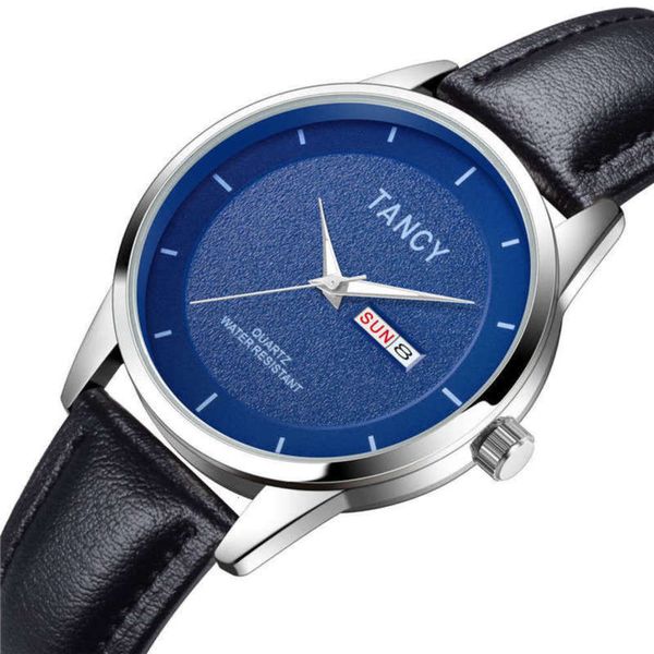 

sports simple red fashion men's waterproof leisure net atmosphere leather quartz watch, Slivery;brown