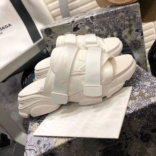 

slippers summer beauty sandals 2021 new elastic cloth fashion shoes zly cf6h, Black