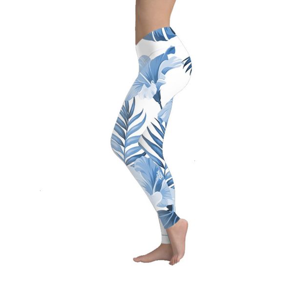 

20212020 mori sports yoga digital print pants large women's tights, Gray