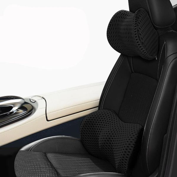 

seat cushions memory foam car lumbar cushion head support headrest pillow soft