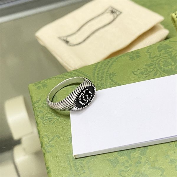 

s925 silver twist ring as old oval couple