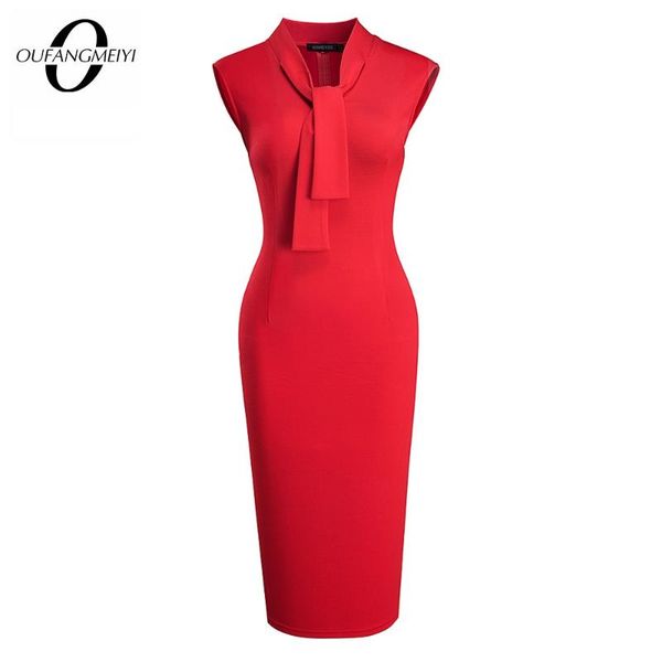 

party dresses women business elegant pure color cap sleeve lace up lady slim office pencil dress eb635, White;black