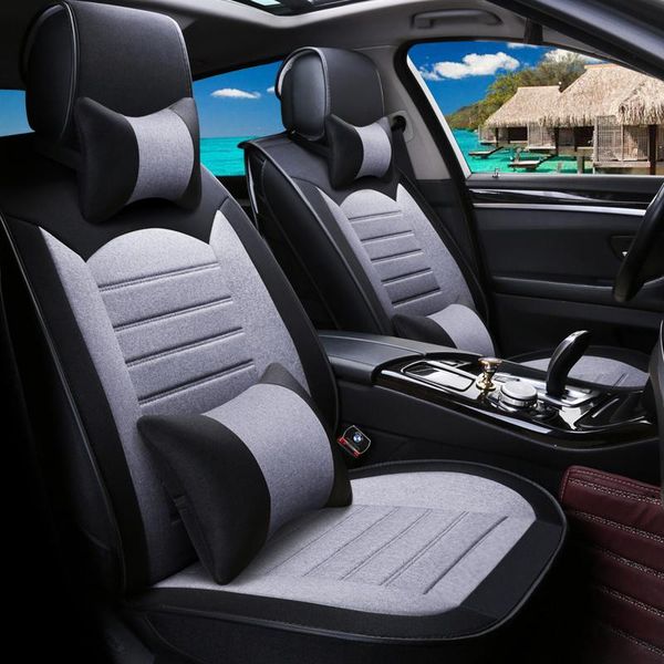 

car seat covers wlmwl linen cover for all medels 500 500l 2007-2014 punto bravo viaggio oauto accessories car-styling