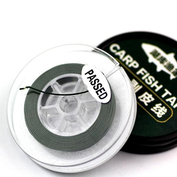 

braid line carp fishing coated hooklink 5/10m hook 25/35lb strong pull skin peeling braided peelable semi-stiff sinking