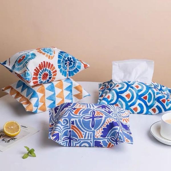 

tissue boxes & napkins box aper towel bag cotton linen cloth car paper cover lliving room art design feels