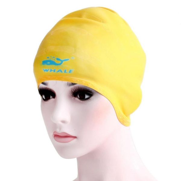 

swimming caps silicone breathable cap ear protection men women long hair waterproof