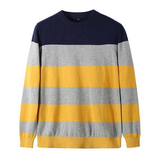 

men's sweaters varsanol o-neck mens sweater clothes winter warm striped knitted pullover christmas men cotton pull homme oversied 3xl, White;black
