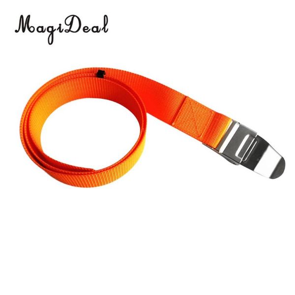 

pool & accessories magideal heavy duty 150cm scuba diving weight belt webbing with quick release/keeper buckle for swiming boating