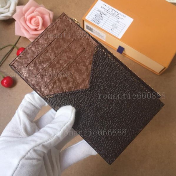 

mens wallet 2021 luxurys designers bags women card holder coin purse pochette wallets key passport holder clutch bag long purses, Brown;gray