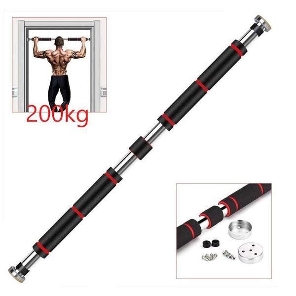 

horizontal bars 60-100cm door gym equipment pull up bar for home adjustable fitness with comfort grips