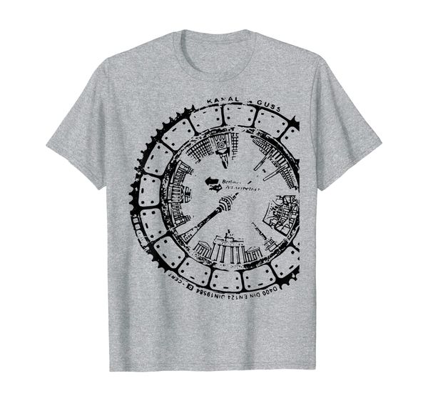 

street art berlin: manhole cover print shirt, White;black