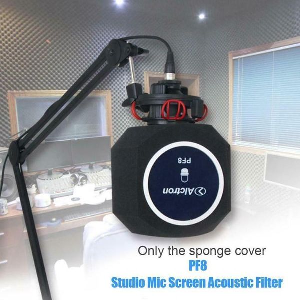 Игровые контроллеры джойстики записывают звуковые пена пена звукоизоляционные настенные наклейки Sponge Studio Складное изоляция микрофона Shield