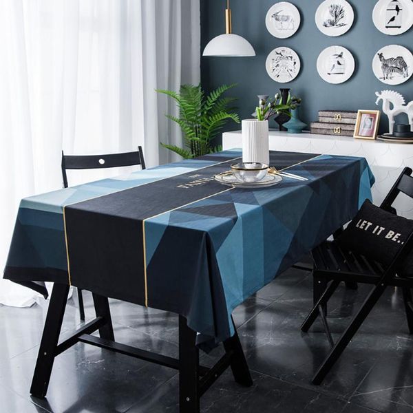 

lychee geometry linellae printed table cloth simple rectangle table cover home wedding birthday party tablecloth