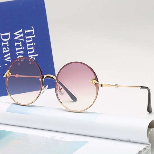 

bee cat eye retro sunglasses women 2020 vintage glasses metal frame sunglass gradient shades for women visor oculos uv400