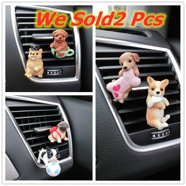 

car air freshener 2cute puppy hanging perfume ac vent clip pet style fragrance lovely diffuser kitten purifier kawaii parfum
