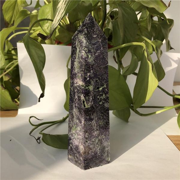 

decorative objects & figurines 1pcs natural sphalerite point healing crystal tower for reiki rare