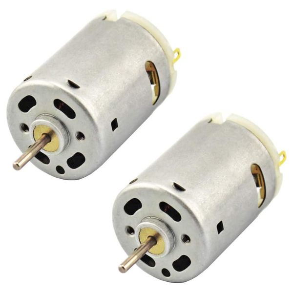 

dc 6-12v 10000rpm mini dc motor high torque gear electric 380 motor for diy hobby toy cars remote control pack of 2