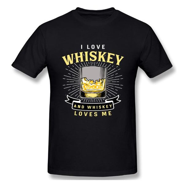 

men's t-shirts whiskey funny t shirt man woman, White;black