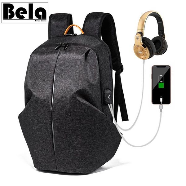 

backpack belabolso 15.6 inch lapusb charging man waterproof travel bags for teenage computer luxury hmb700