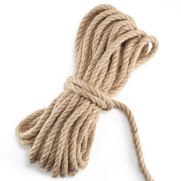 

10 mm rope 10m jute rope natural cord jute tug of war string strong cord craft