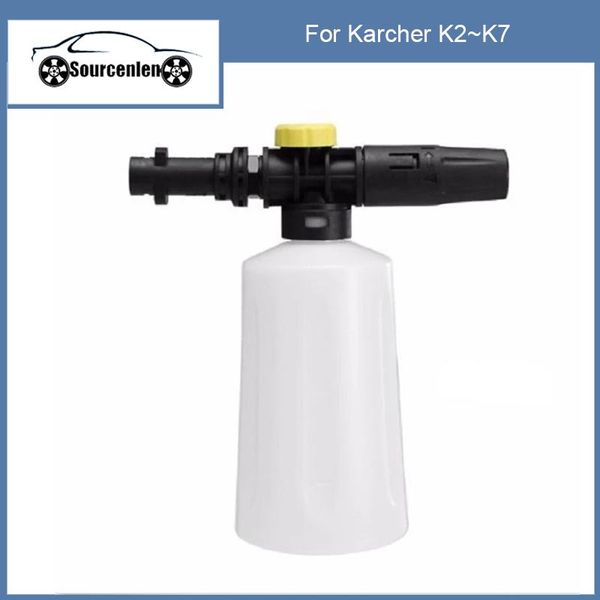 Arma de água Espuma de neve Lance Espuma Cannon Generator Bocal CARWASH SAP SAP SAP para Karcher K-Series Lavadora de Alta Pressão