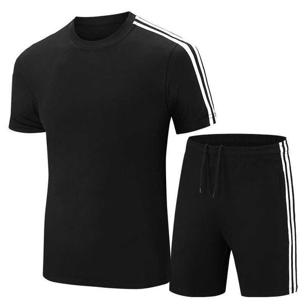 

round tracksuits men's summer sleeve t-shirt, Gray