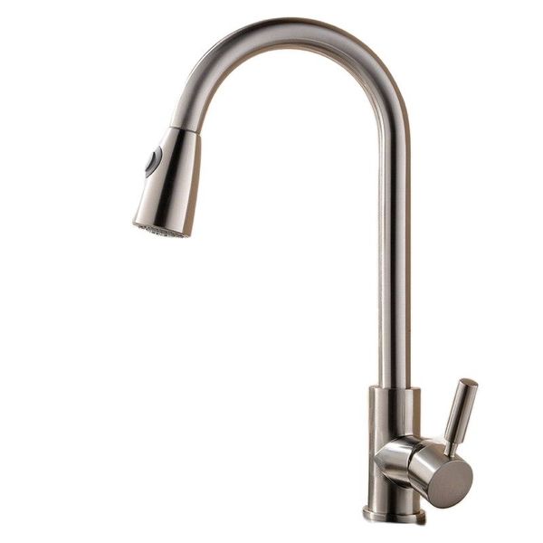 

kitchen faucet chrome deck mounted pull out sprayer vessel sink mixer tap