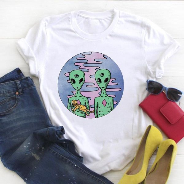 

women cartoon funny cute 90s print trend ladies summer t tee female shirt clothes tshirt womens graphic t-shirt, White