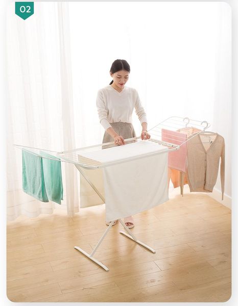 

hangers & racks floor drying rack stainless steel folding towel indoor balcony