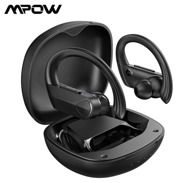 

mpow flame solo sport earphones wireless bluetooth earbuds universal touch control ipx7 stereo bass with mic noise reduction