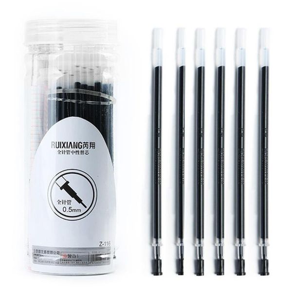 

gel pens w3jd 80pcs pen refill set black blue red ink ballpoint tip 0.5mm