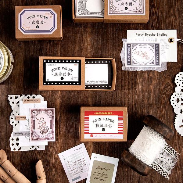 

other arts and crafts 45 pcs basic pattern series self-adhesive sticker material paper decoration diy diary scrapbook boxed label