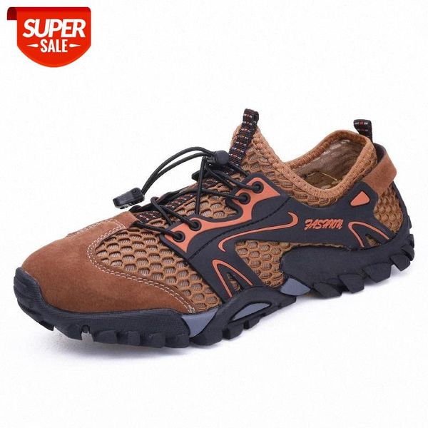

summer breathable hiking shoes suede mesh outdoor sneakers climbing shoes sport quick-dry water cross-tied #eg2e