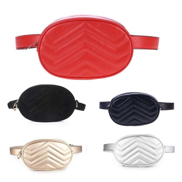 

waist bags 2021 women bag round belt leather chest handbag beige fashion