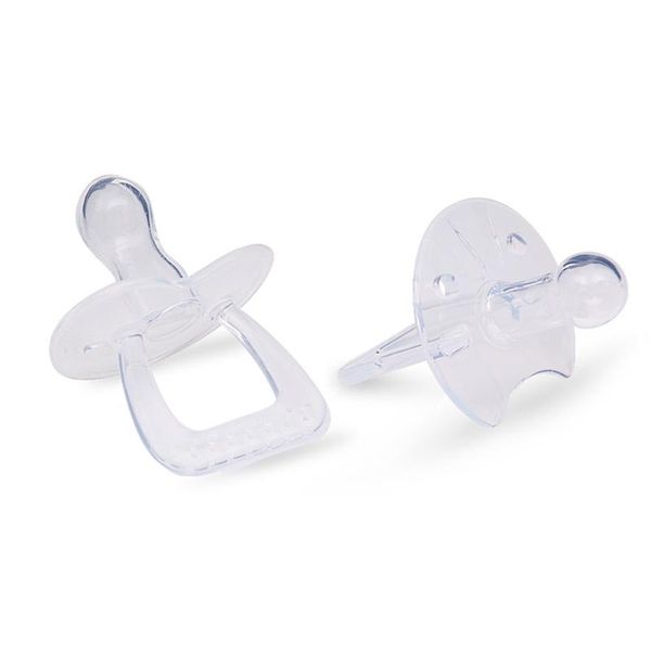 

pacifiers# grade baby pacifier with softness full silicone flat head round soothing play mouth pacifiers for babies